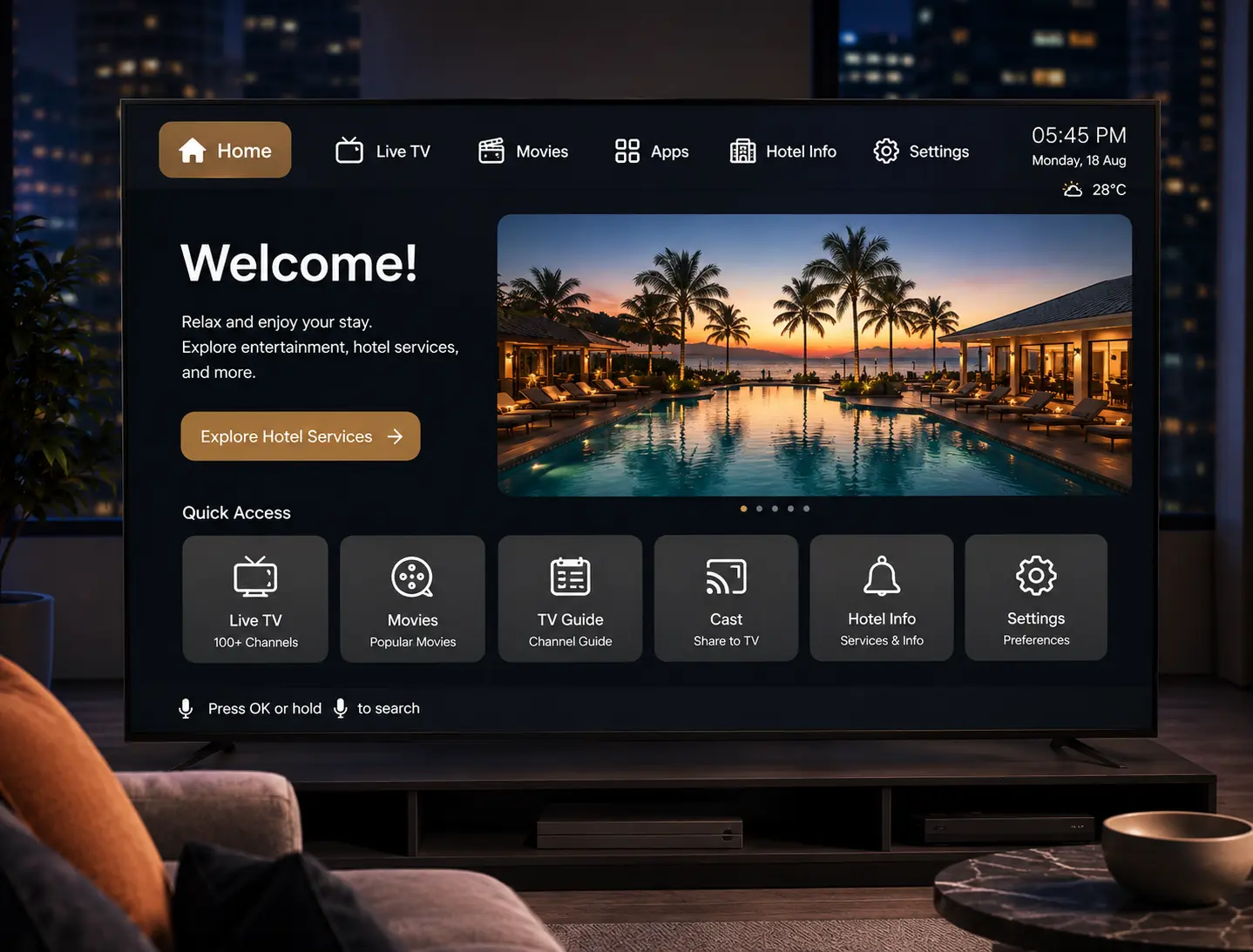 IPTV Software Interface